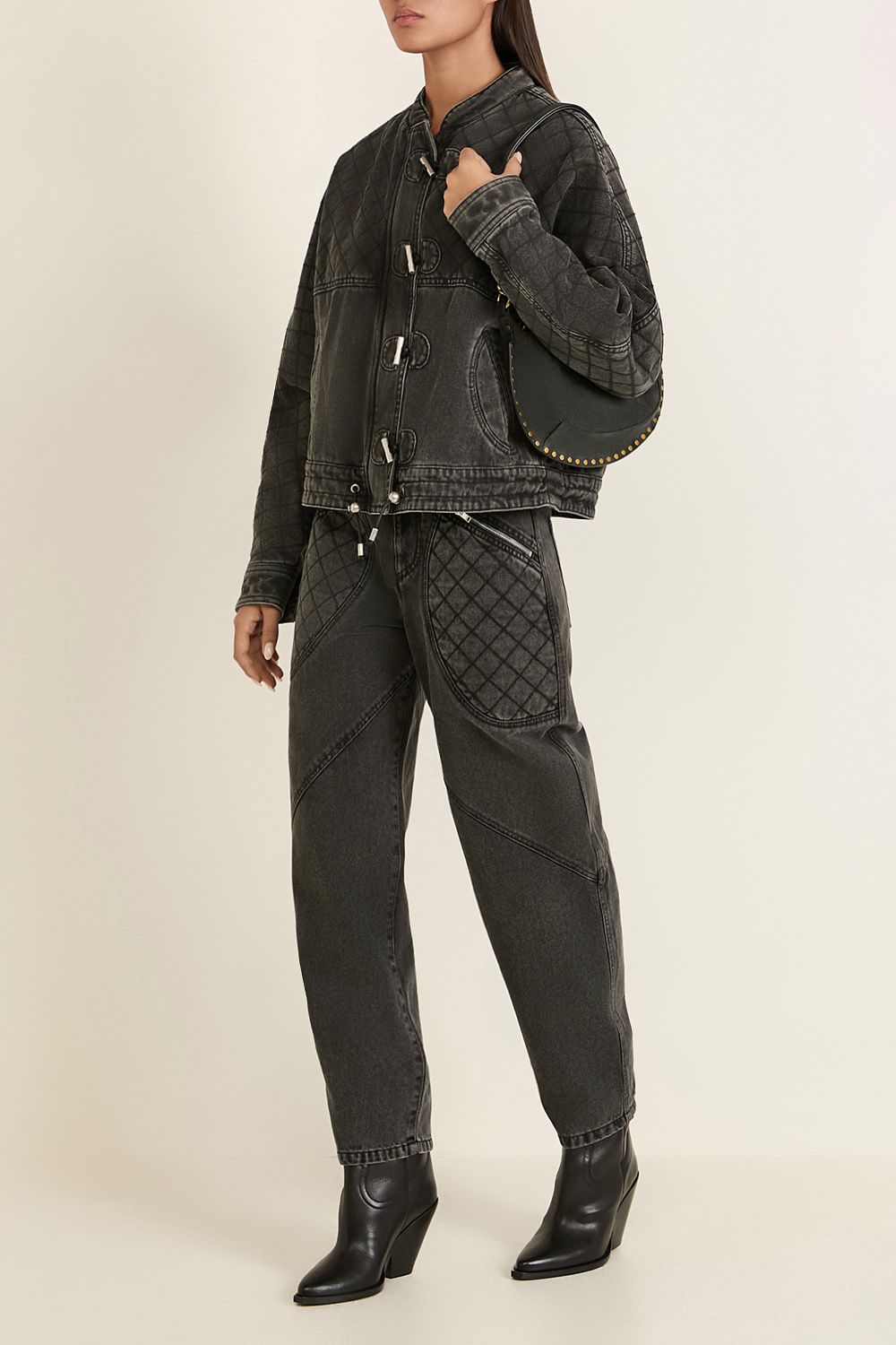 ז'קט ג'ינס קווילט